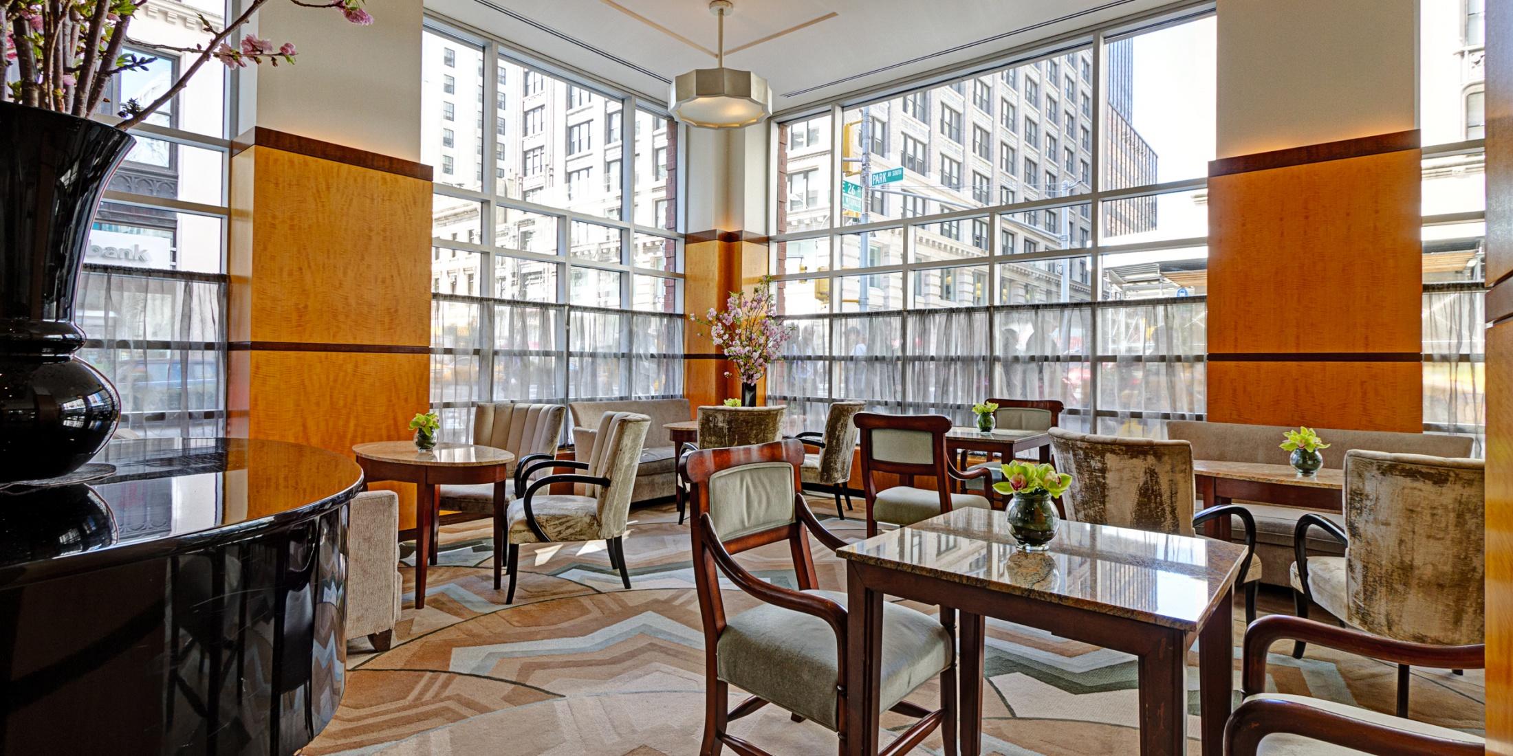Enjoy a Deluxe Continental Breakfast daily and our 3 hour wine and cheese reception every evening in our Grand Lobby.